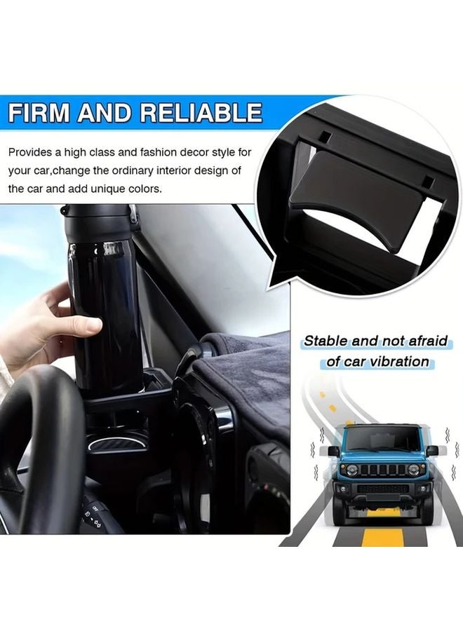 Red Car Air Vent Cup Holder Mount For Suzuki Jimny 2019 2024 JB64 JB74 - Image 3
